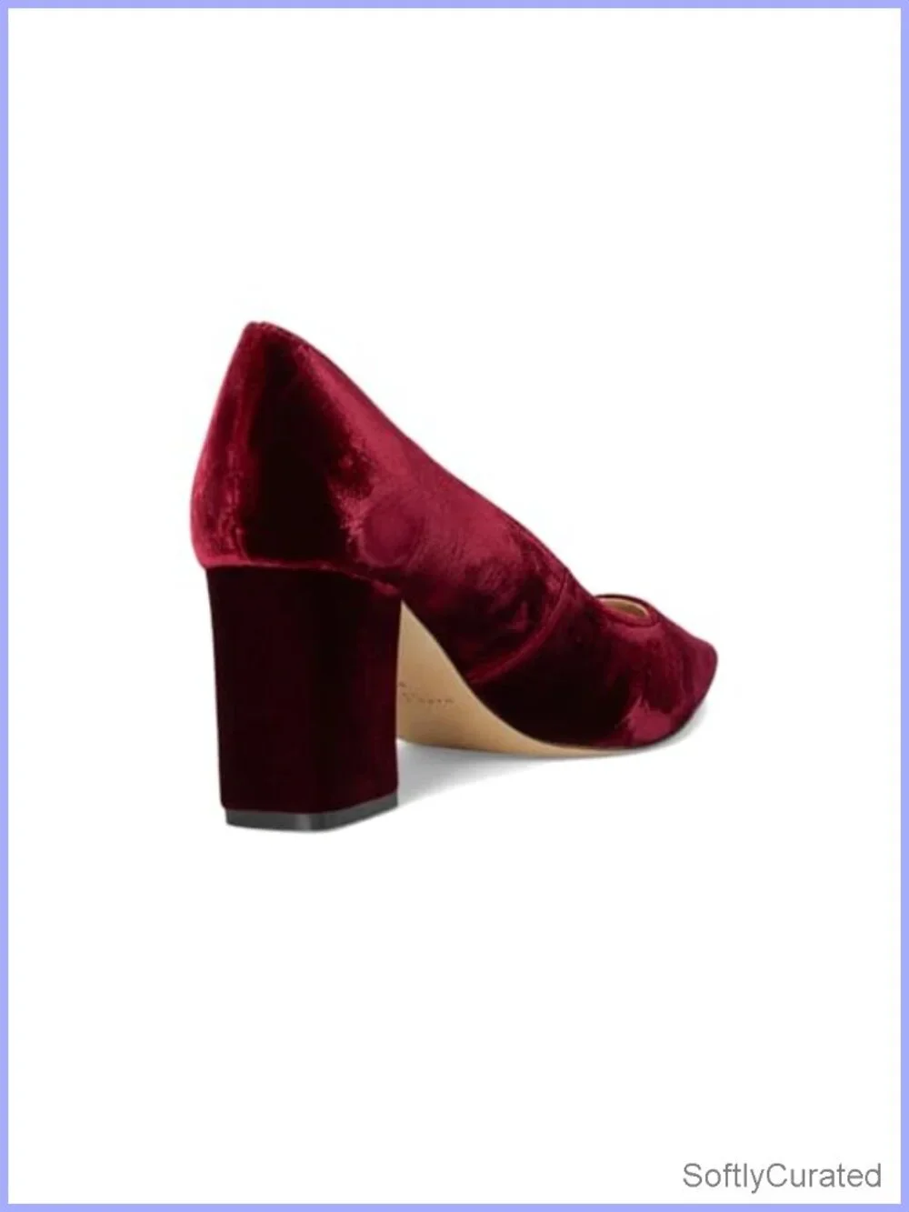 Marc Fisher Ltd Zala Textile Slip-On Block Heel Pointed Toe Pump
